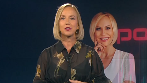 Ota Širca Roš voditeljica pop in 24UR pop tv