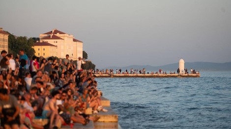 zadar mesto hrvaška morje