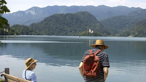 Blejsko jezero turista turisti