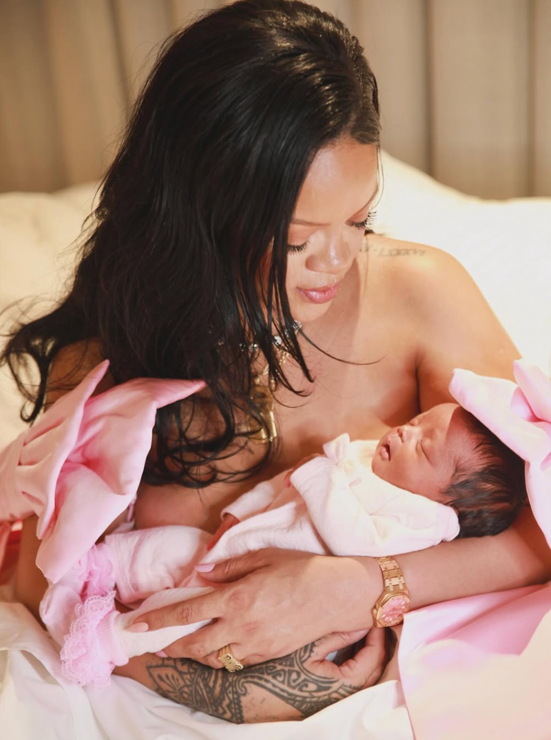 Rihanna rodila tretjega otroka z A$AP Rockyjem – tokrat hčerko