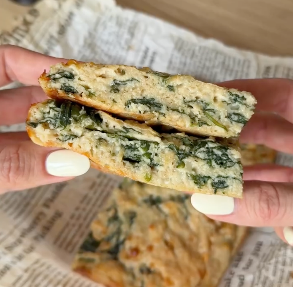 Recept za hitro pripravljeno pito s sirom in špinačo, ki je lahko popolna za začetek vašega dneva (foto: Instagram @ltm.fitt (Posnetek zaslona))