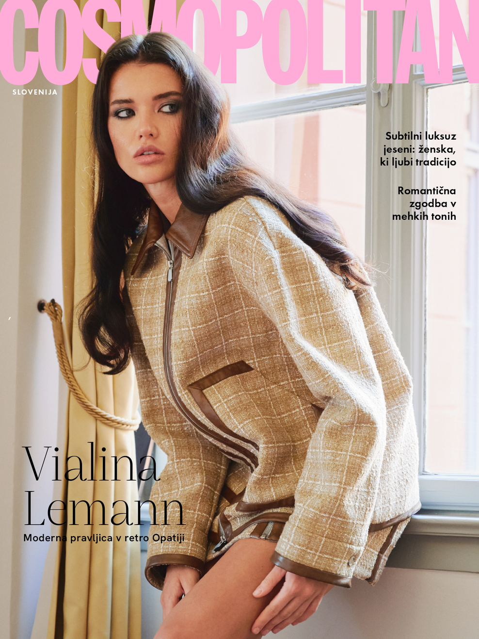 (DIGITALNA NASLOVNICA) Vialina Lemann v novem obdobju romantike v brezčasni Opatiji (foto: Cosmopolitan Slovenija)