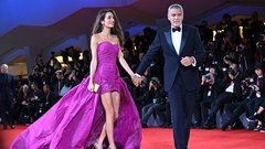 George Clooney Amal Clooney rdeča preproga benetke filmski festival