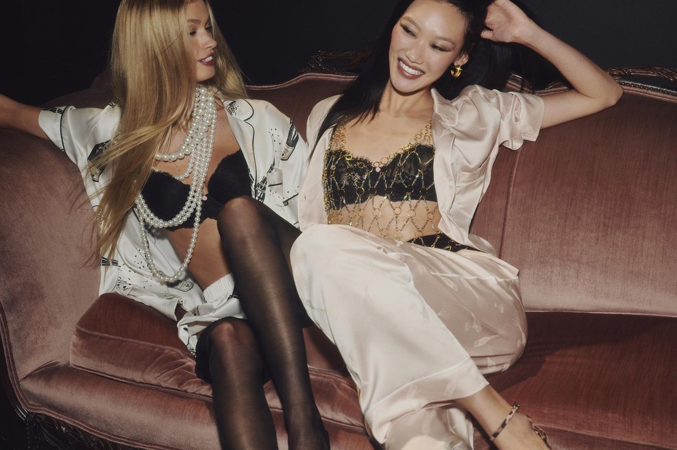 Pižama party, ampak »make it Victoria’s Secret« (foto: Victoria’s Secret)