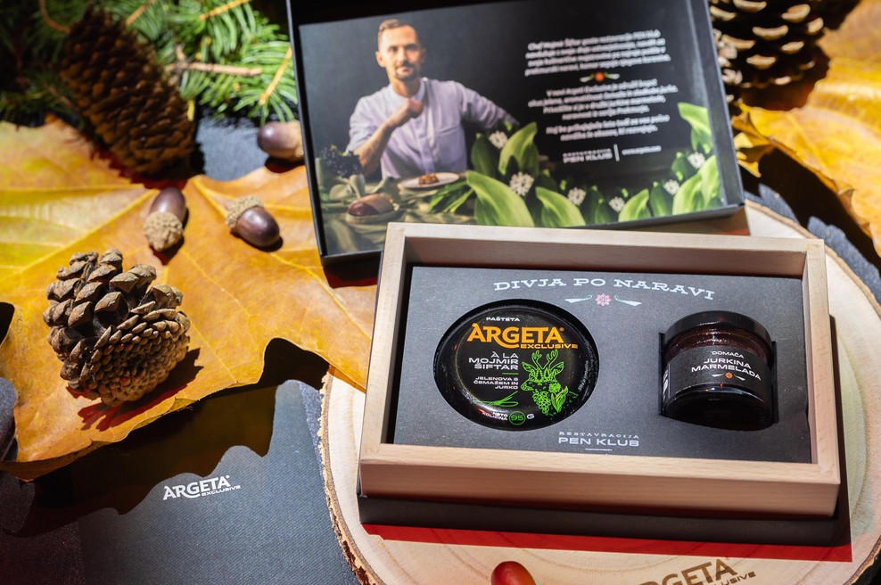 Preprosto okusno: nova prestižna linija namazov Argeta Exclusive, ki jo je letos napisal chef Mojmir Šiftar (foto: Žiga Intihar)