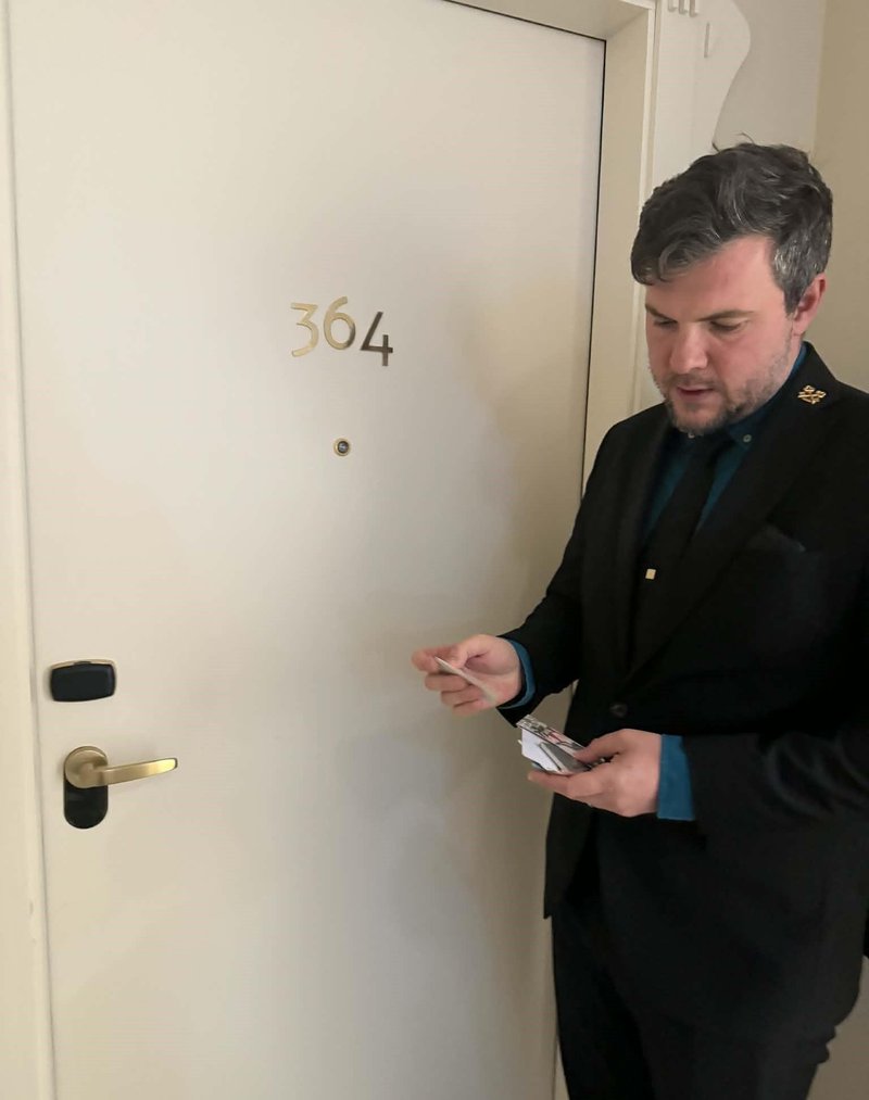 Grand Union Hotel Eurostars Domen Pavlic vodja recepcije