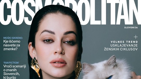 Cosmopolitan Slovenija naslovnica Estora Gaja Prestor