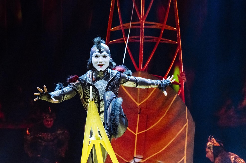 Cirque du Soleil razkriva izjemno oblikovanje kostumov v spektaklu OVO – poklon pisanemu svetu žuželk (foto: Marie-Andrée Lemire)