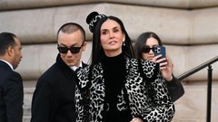 Demi Moore pariški teden mode Schiaparelli