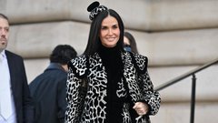 Demi Moore pariški teden mode Schiaparelli