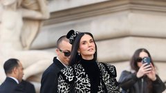 Demi Moore pariški teden mode Schiaparelli