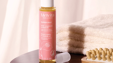 Melvita z novo linijo: super olja proti strijam in za elastičnost kože
