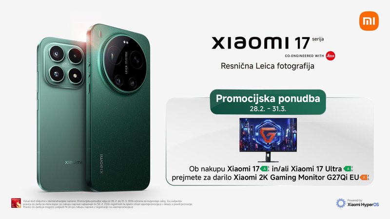 Xiaomi predstavlja Xiaomi 17 in Xiaomi 17 Ultra: mojstrovina mobilne fotografije z značilnim podpisom Leica