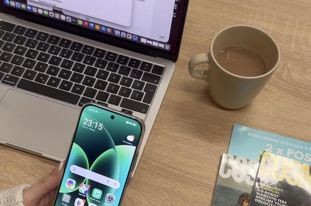 Kako je novi Xiaomi 17 idealni pomočnik za uresničevanje 'slow living' trenda (foto: Stella Resnik)