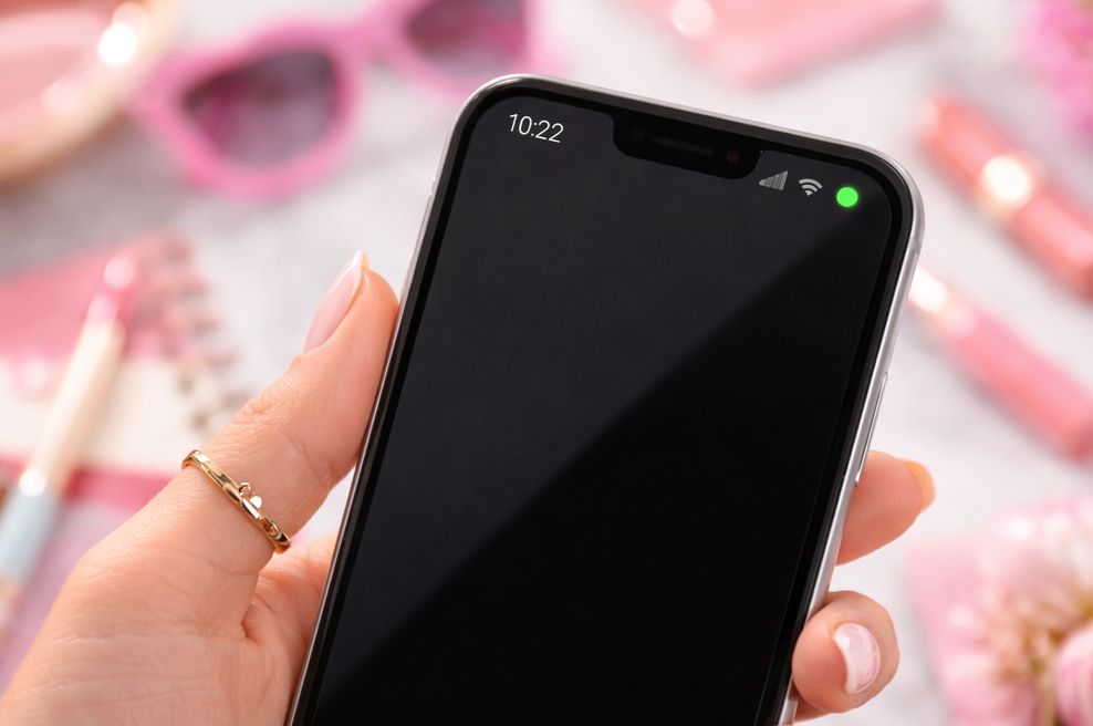 Zakaj se v kotičku mobitela prižge majhna zelena ali oranžna lučka? (foto: Profimedia)