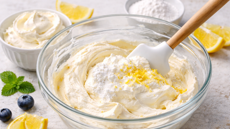 okusna sladica z mascarponejem