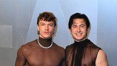 Oskarji še niso končani: Hudson Williams in Connor Storrie sta na zabavi Vanity Fair ukradla vso pozornost