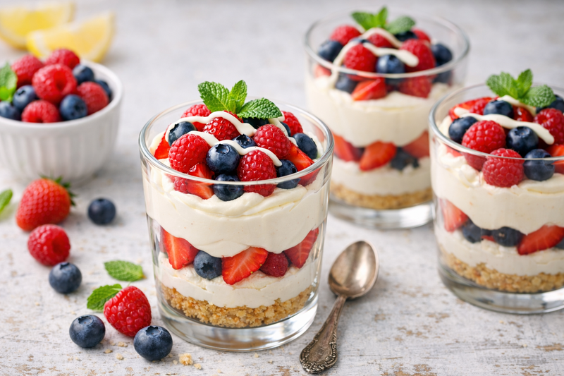 okusna sladica z mascarponejem