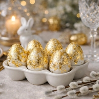 Trendovska evforija okoli zlatih pirhov, ki jih lahko naredimo sami: ta jajca so postala svetovni hit