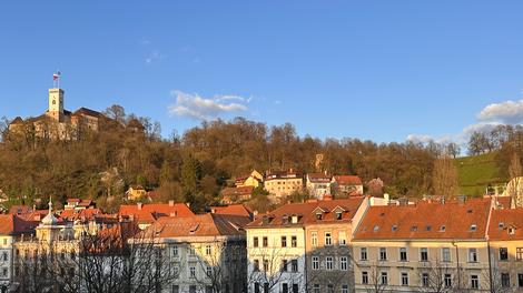 ljubljanski grad ljubljanica središče ljubljana