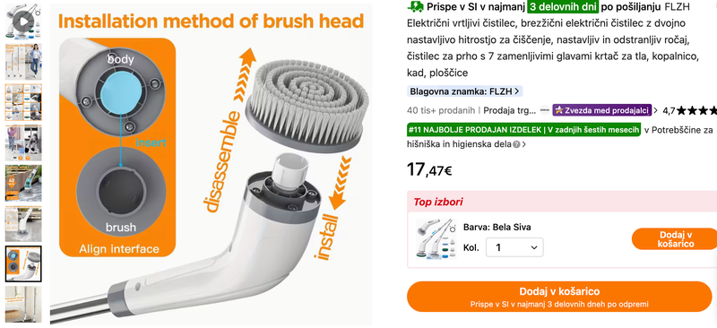 Na Temuju prodajajo pripomoček, ki bo popolnoma spremenil vaš pogled na čiščenje (in cena je neverjetna)