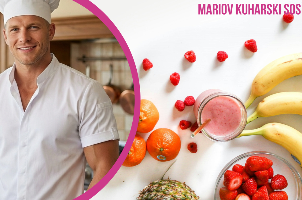 "Ne prenesem vonja sadja – kako naj sploh jem zdravo?" (dilema Slovenke) (foto: Unsplash/AI/Cosmopolitan/fotomontaža)