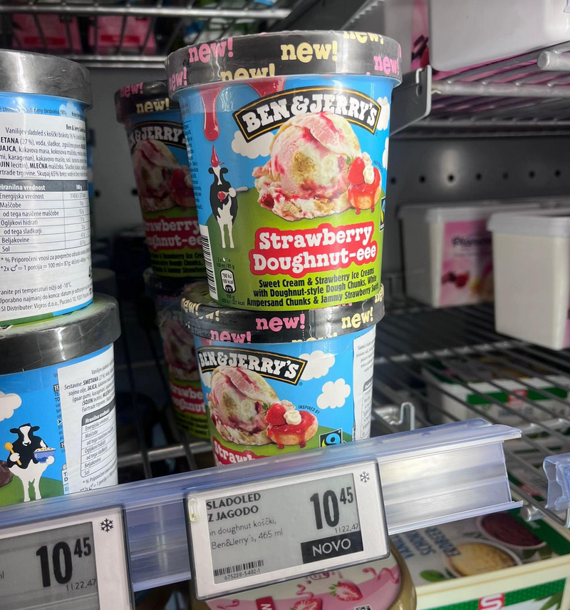 Na policah slovenskih trgovin sladoled, o katerem govorijo vsi – a cena vas bo hitro ohladila