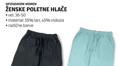 Hofer ima v ponudbi praktične in udobne poletne hlače, ki stanejo manj kot 10 evrov