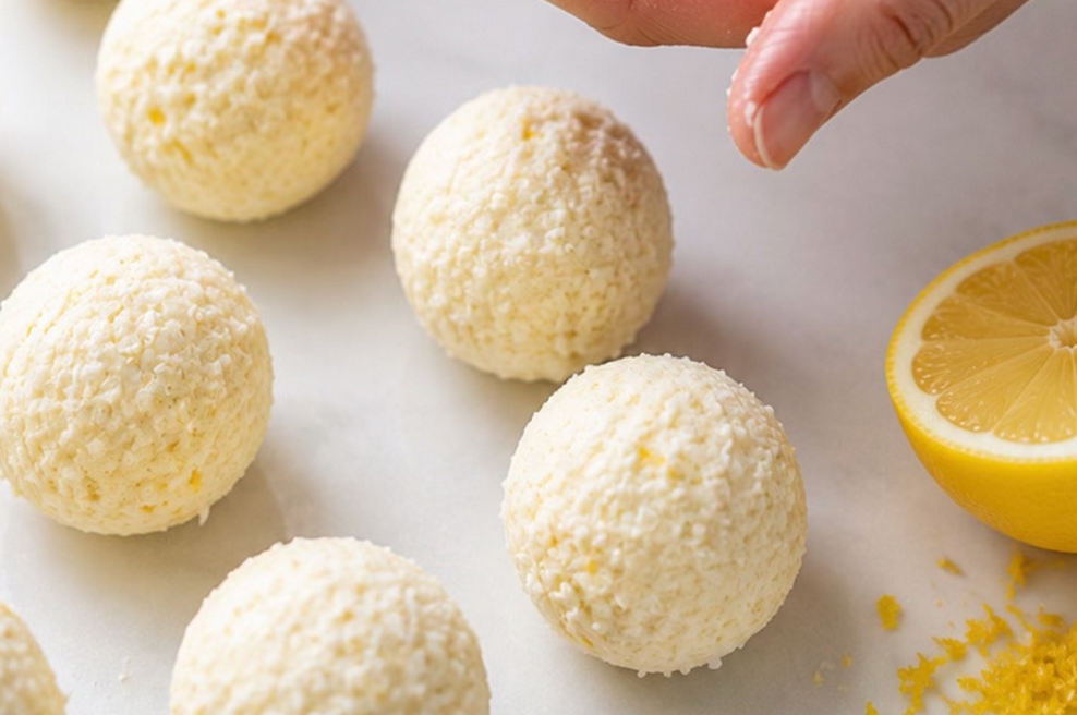 Te limonine kroglice so nevarno dobre (in skoraj preveč preproste za pripravo) (foto: TikTok/reciperushnow/posnetek zaslona)