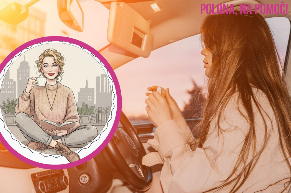 "Po tretji prometni nesreči v enem mesecu se sprašujem: ali mi vesolje nekaj sporoča?" (izpoved Slovenke) (foto: Profimedia/AI/Cosmopolitan/fotomontaža)