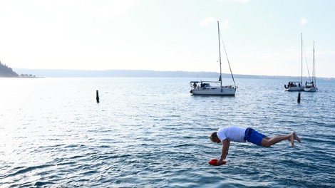 kopanje portoroz slovenija kvaliteta vode raziskava evropska unija dobro morje jadransko morje
