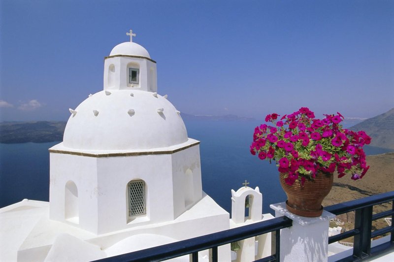Santorini Grčija