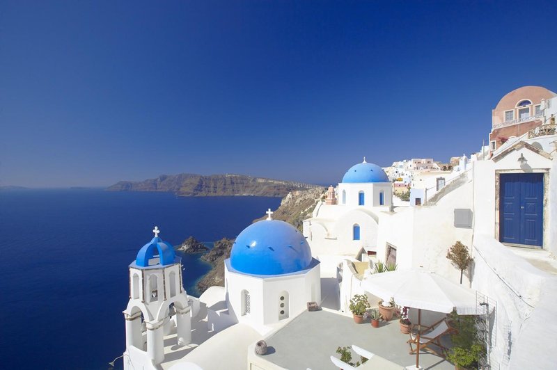 Santorini Grčija
