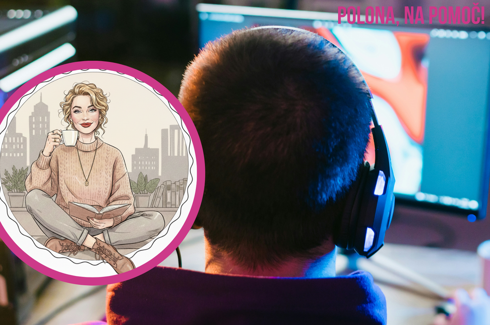 "Mož je za seks vedno preutrujen – za igranje iger pa si brez težav vzame pet ur ..." (dilema Slovenke) (foto: Unsplash/AI/Cosmopolitan/fotomontaža)