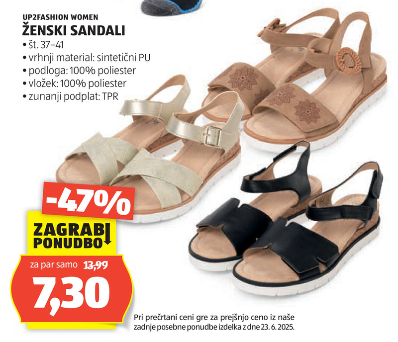 Za te trendi sandale nihče ne bi verjel, da so iz Hoferja, navdušil nas je prikupen dizajn, cena pa je naravnost odlična