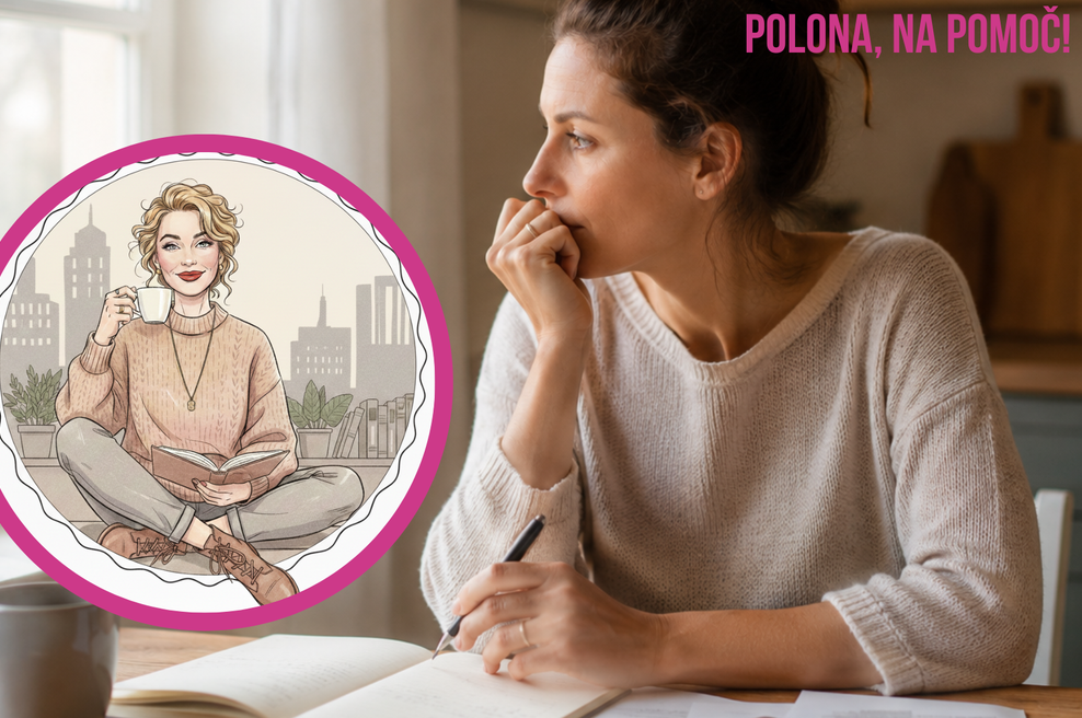 "Mož misli, da imava na računu samo nekaj tisoč evrov. Resnice o mojem denarju ne pozna." (resnična izpoved) (foto: Ustvarjeno z UI/Cosmopolitan/fotomontaža)