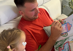 Luka Dončič hčerko odpeljal na prav posebno mesto: tam ju je pričakal prikupen prizor (FOTO)
