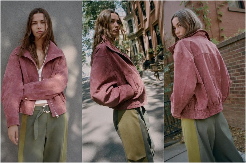 zara bomber usnjena jakna