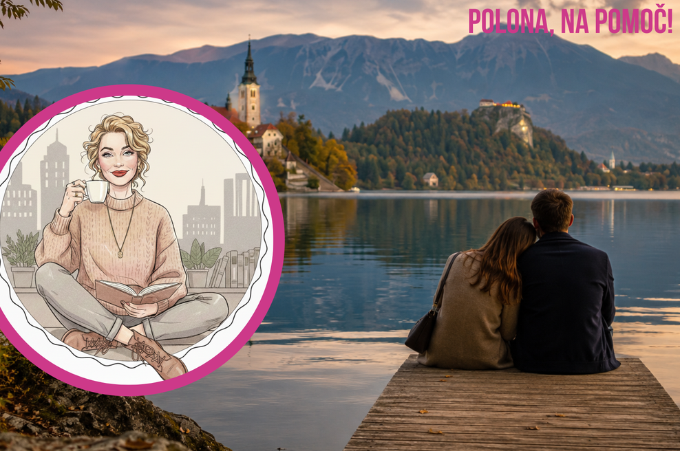 "Na romantičnem vikendu na Bledu sem možu predlagala, da obnoviva poročne zaobljube. Njegov odgovor me je sesul" (Slovenka iskreno) (foto: Ustvarjeno z UI/Cosmopolitan/fotomontaža)