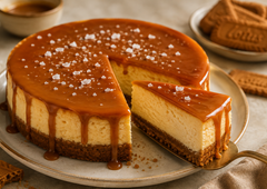 Iščete popolno sladico za posebne priložnosti? Poskusite cheesecake s slano karamelo, tudi za vse poznavalce bo tole prijetno presenečenje