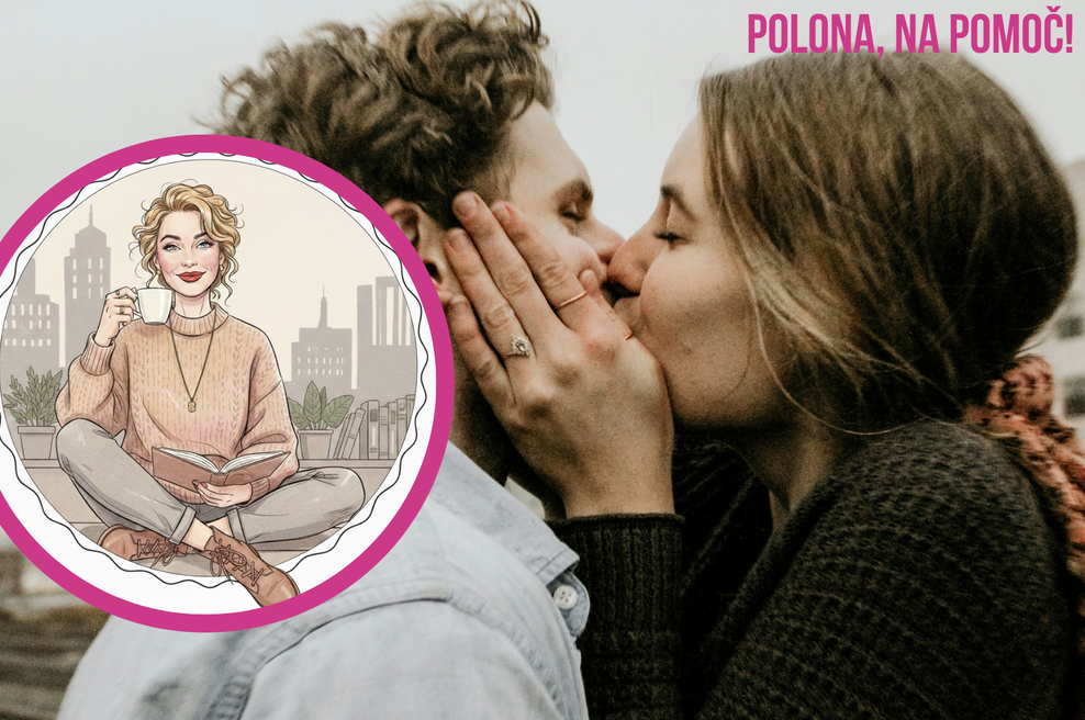 "Na zabavi je moj fant neko žensko pozdravil s poljubom na usta. Skoraj se mi je ustavilo srce!" (resnična izpoved Slovenke) (foto: Unsplash/ustvarjeno z UI/Cosmopolitan/fotomontaža)