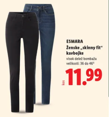 Po kavbojke v Lidl? Zakaj pa ne, tele so vsekakor pritegnile našo pozornost, stanejo pa le dobrih 10 evrov