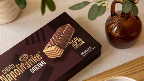 Novi izjemno dobri okusi Kraševih CHOCO Napolitank