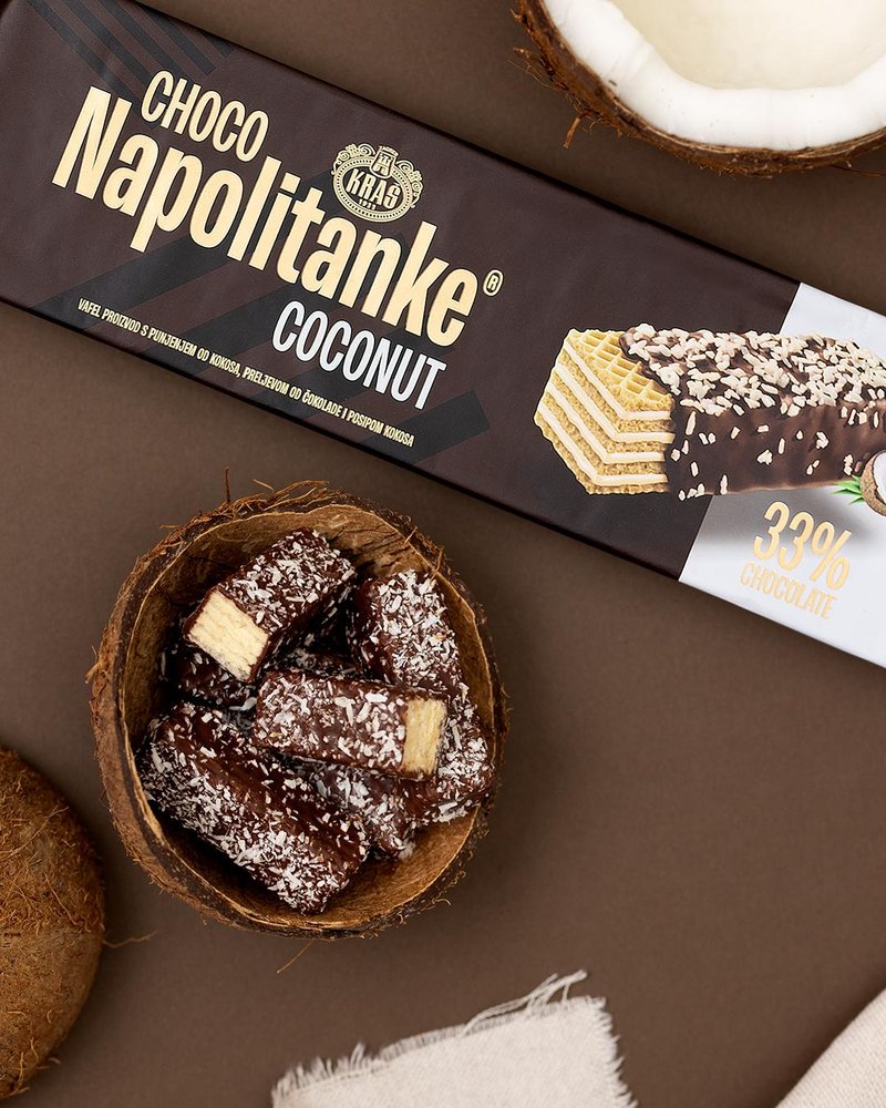 Novi izjemno dobri okusi Kraševih CHOCO Napolitank