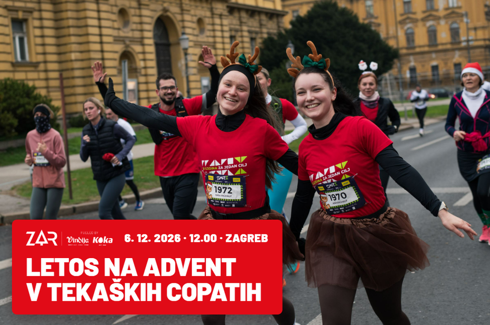 Najbolj zabaven izlet tega decembra: opoldne tek v kostumu, popoldne advent v Zagrebu (vzemi s sabo vse prijateljice, ena teče zastonj) (foto: zagrebadventrun.hr)